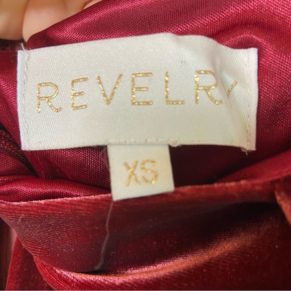 Revelry Micah Convertible Velvet Dress Bridesmaid - Picture 3 of 8